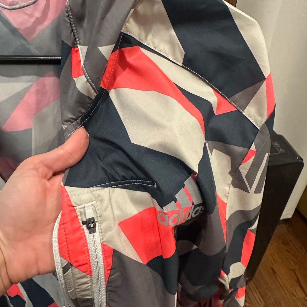 Adidas Tri-Color Geometric Jacket - Picture 3 of 5